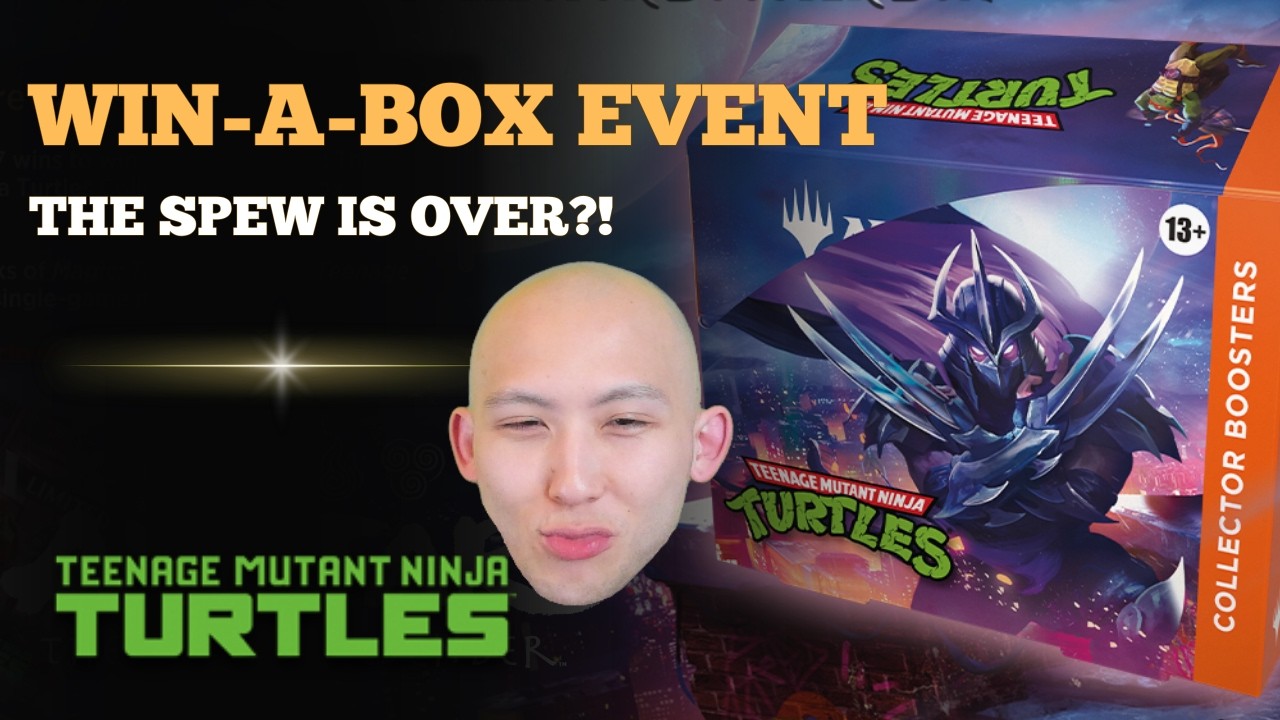 THE SPEW IS OVER?! | Win-A-Box Event | TMNT Sealed | MTG Arena