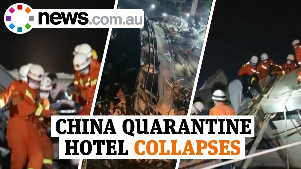 Coronavirus: China quarantine hotel collapses leaving 70 trapped
