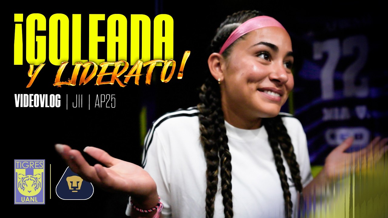 🎥 Vlog Jornada 11 | ¡Goleada y Liderato! | vs. Pumas Femenil | Apertura 2025