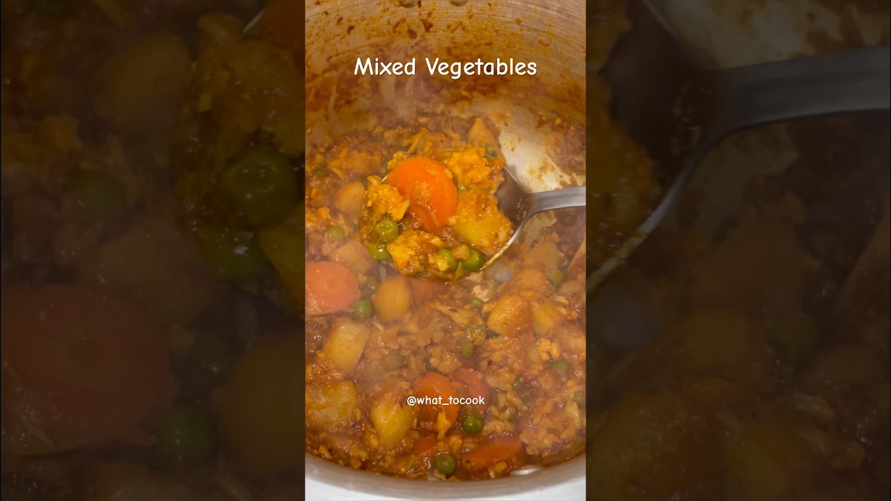 Mixed Vegetables/ mix sabzi ka salan #what_tocook #recipes #vegetables