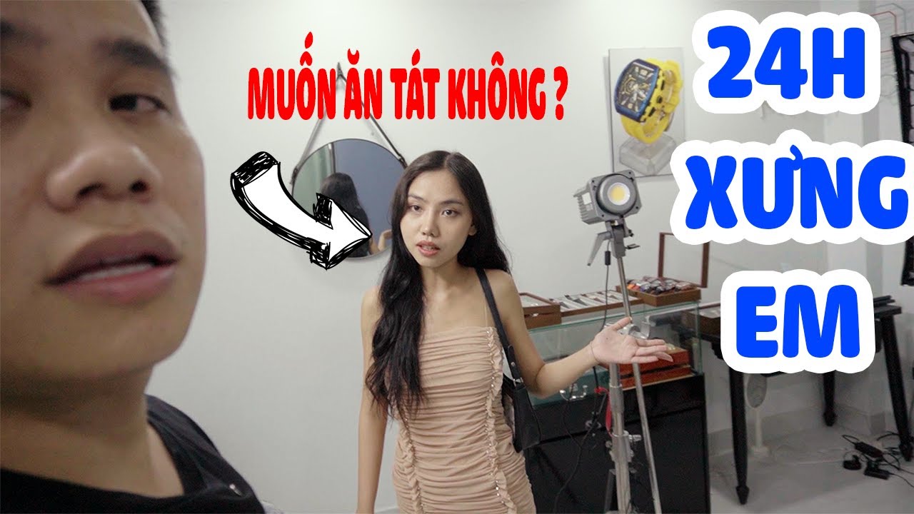 24H Thử Xưng EM với Chị Gái Phương và Cái Kết | Vĩnh Vui Vẻ.