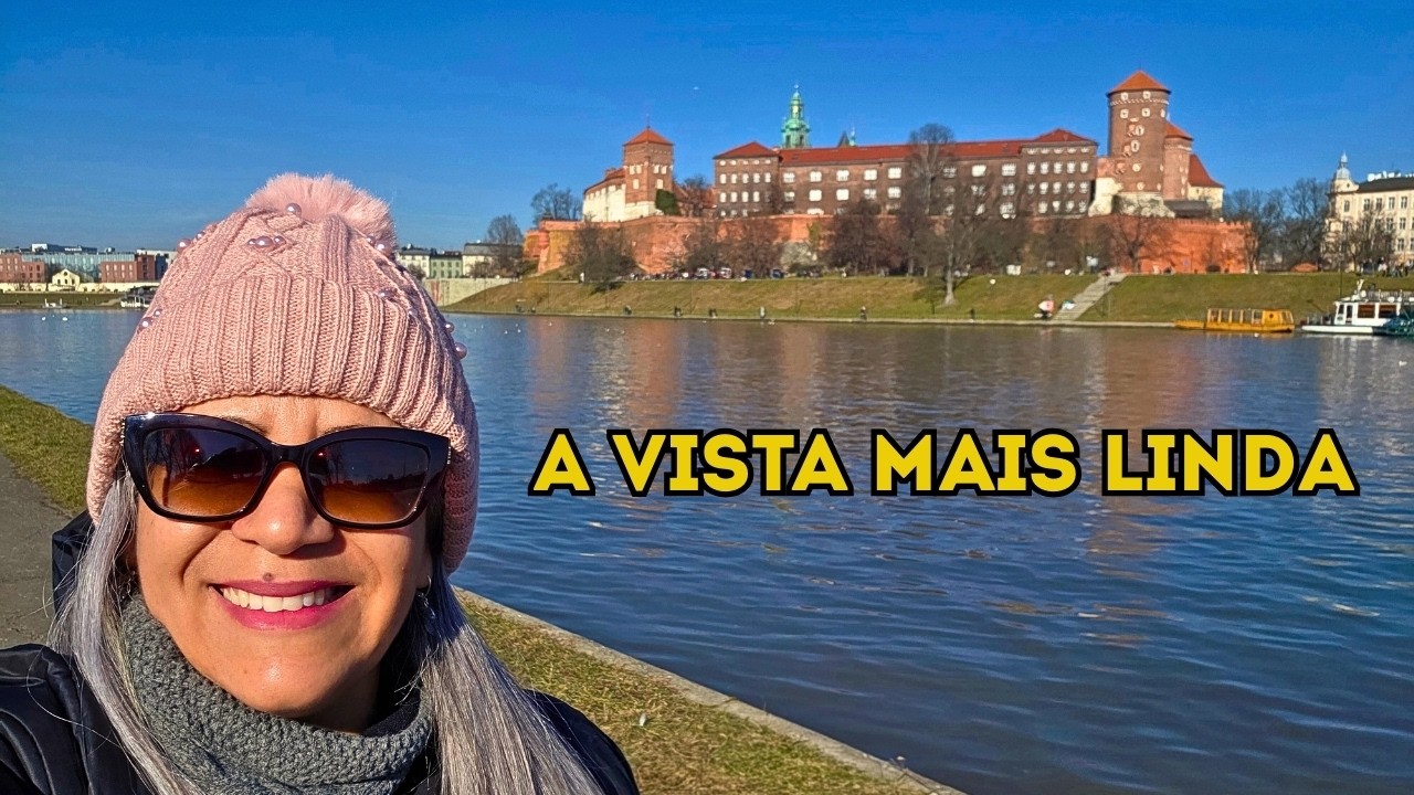 CRACÓVIA: Rio Vístula e o Castelo de Wawel