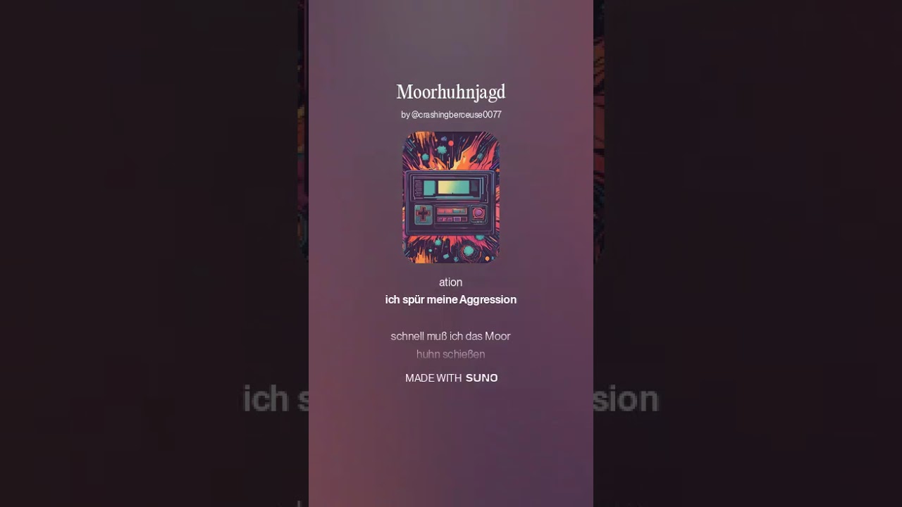 Moorhuhnjagd - heavy metal - version - 🎼😎🐶☠️🦆🐓🦜🪿🐦‍⬛- #musik #lied #videospiel #pacman #donkeykong