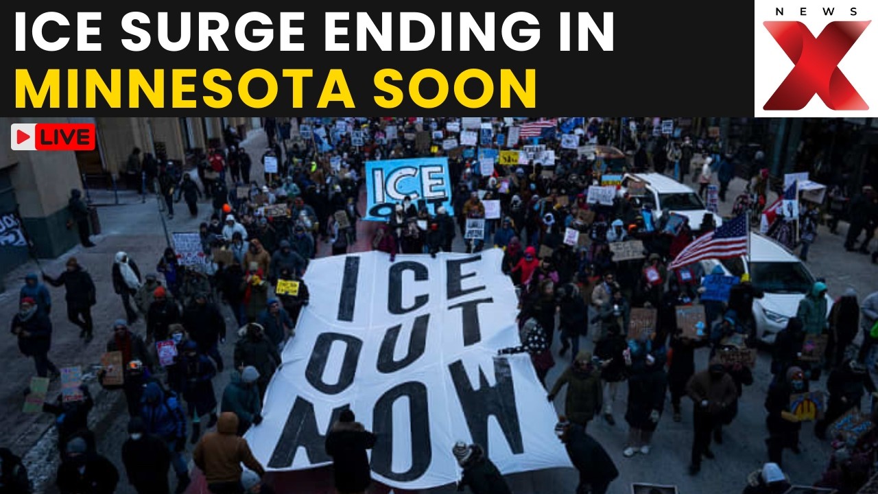Minnesota ICE Protest LIVE: President Trump Border Czar Says Surge Will Soon End