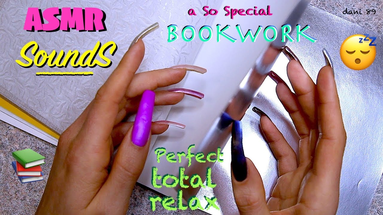 ⭐️SoundS⭐️ a so Special BOOKWORK into my hands💗Perfect Sweetie Noise for Tonight🍀Soft ASMR😴