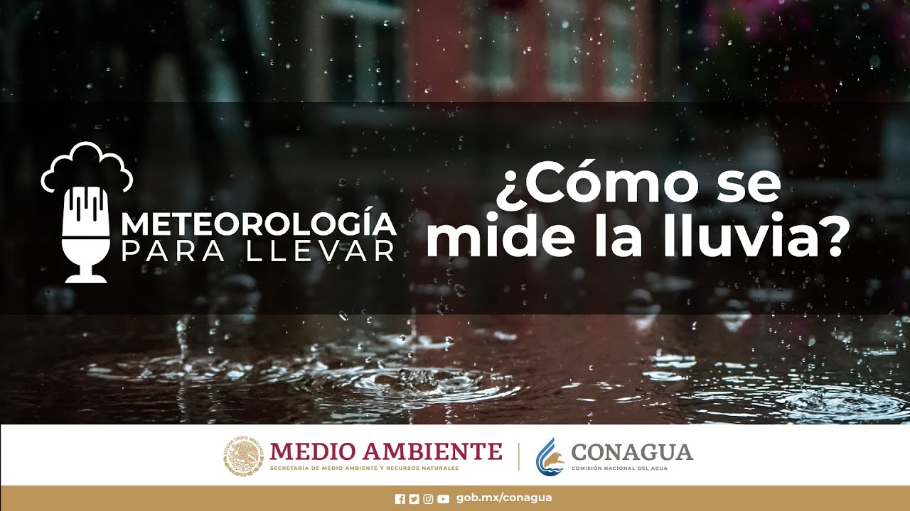 #Podcast Meteorología para llevar. Episodio 15: ¿Cómo se mide la lluvia?