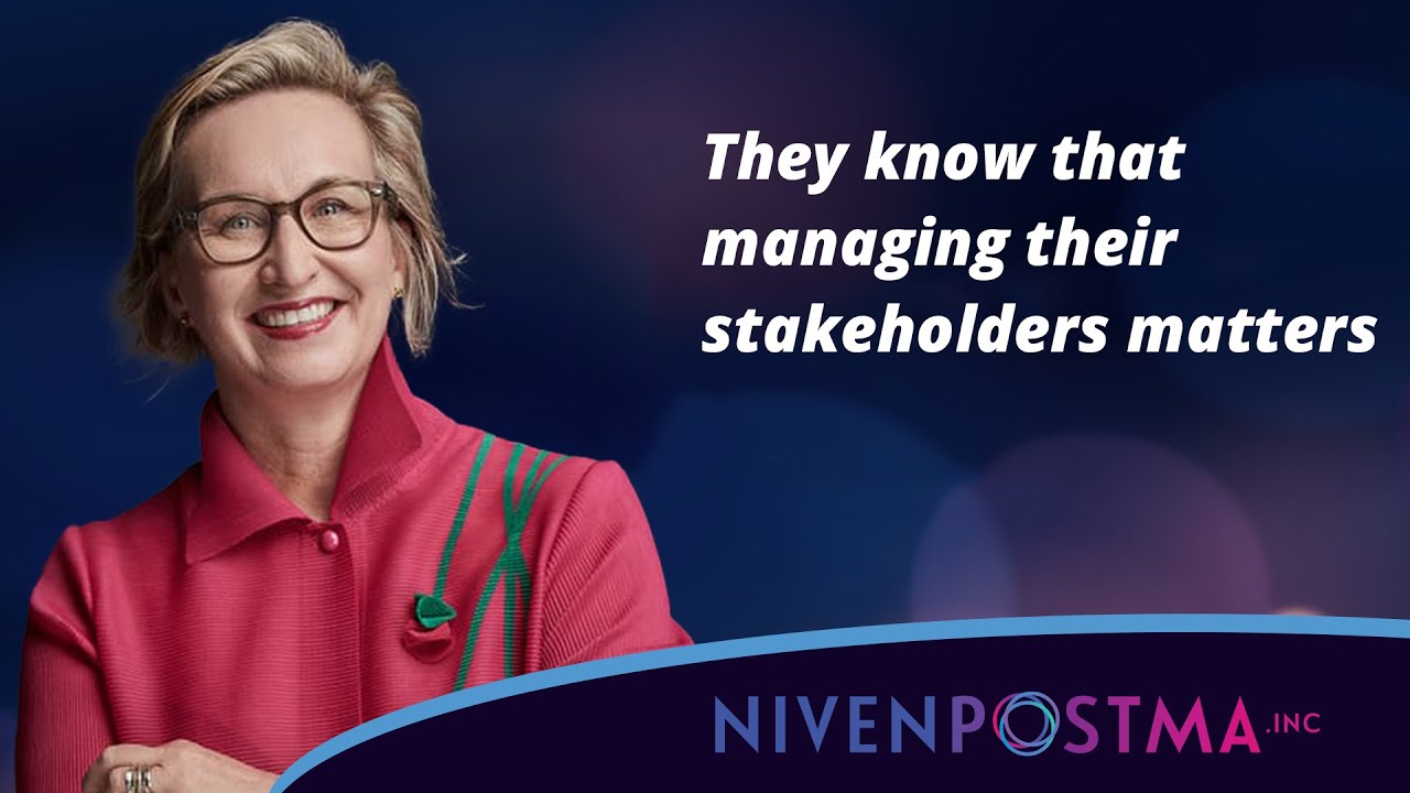 Video 10 - People with political intelligence manage their stakeholders