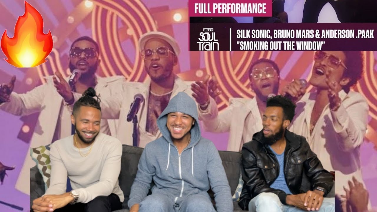 Bruno Mars & Anderson .Paak as Silk Sonic - Smokin Out The Window, Soul Train Awards 2021 | REACTION