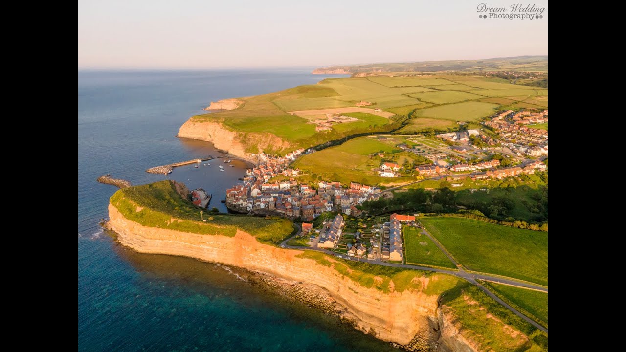 Staithes drone video - The beautiful North Yorkshire Coast recorded on DJI Mavic Air 2.