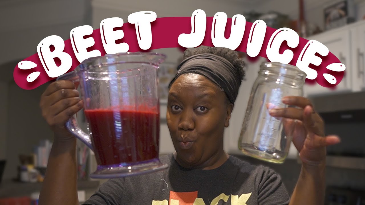 JUICE WITH ME! 🍊🍎 Making BEET JUICE In A Blender...For My Period 👹
