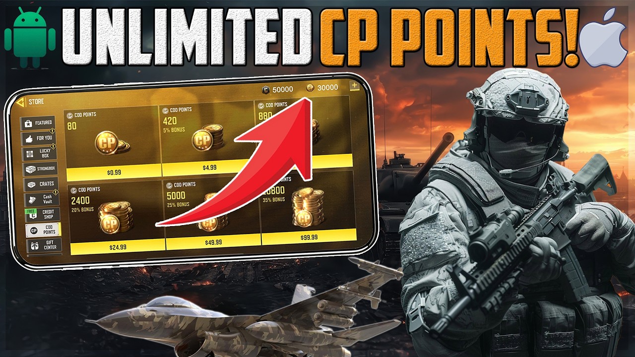 Cod Mobile Hack/Mod Apk - CODM Unlimited CP Points (iOS, Android) COD Mobile Hack Mod Menu