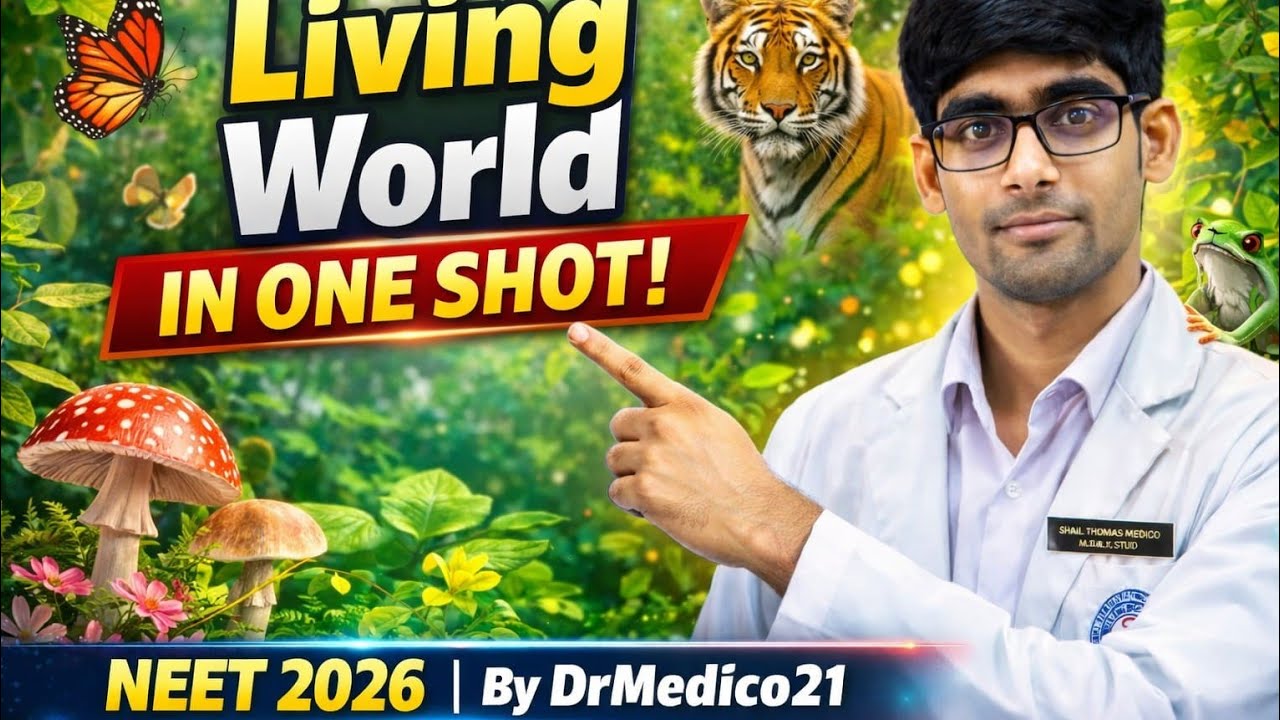 THE LIVING WORLD NCERT ONE SHOT LINE BY LINE NEET 2026 #science   #biology #pw #neet #neet2026#viral