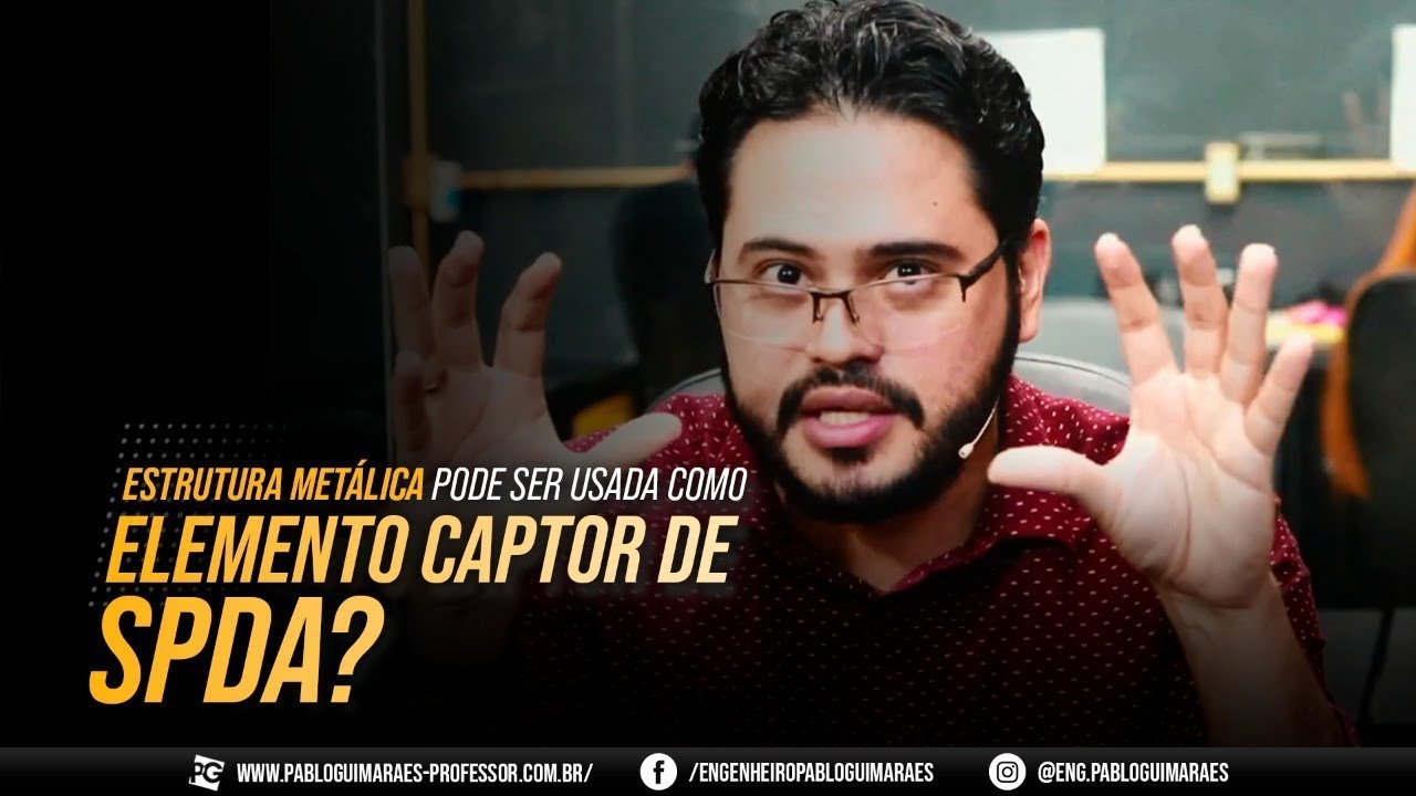 Estrutura Metálica pode ser usada como elemento Captor de SPDA?
