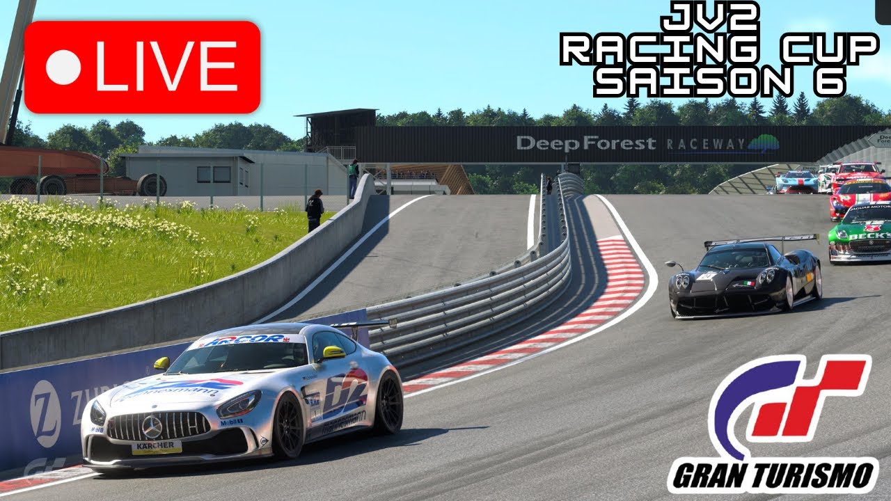 Live Gran Turismo 7 - JV2 Racing cup Poule 1 - GT routière sur Deep FOREST et Monza