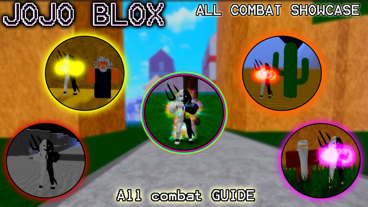 Jojo BLox - How to get all combats + showcasing all combats