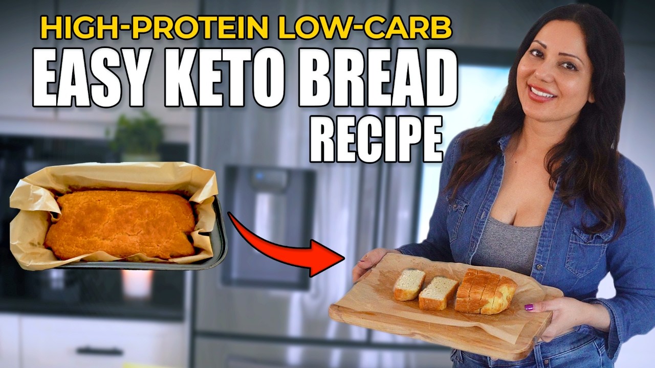Stop Buying Bread from Store. Make this Easy Keto Bread at Home - High Protein & Low Carb
