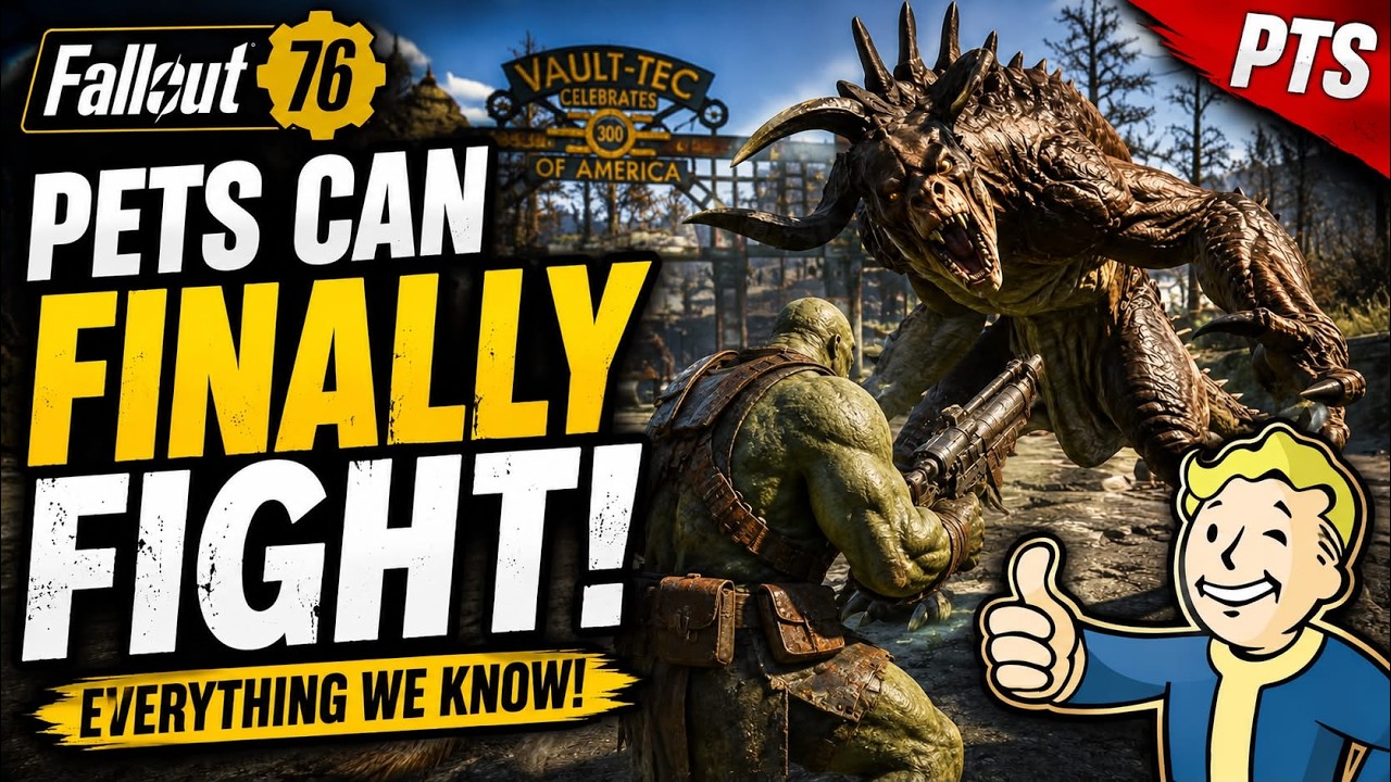 В Fallout 76 питомцы НАКОНЕЦ-ТО могут сражаться! (Всё, что мы знаем)