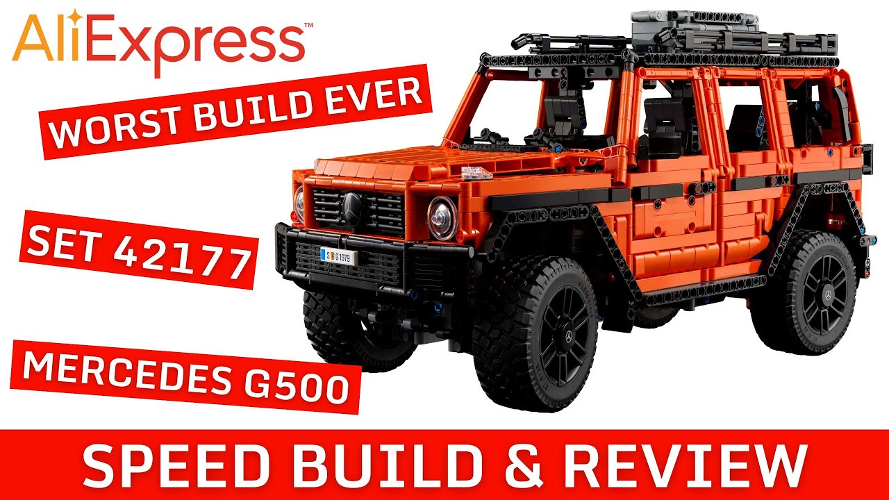 LETS BUILD ALI EXPRESS FAKE CLONE LEGO SET 42177 MERCEDES G500, IS IT ANY GOOD? SPEED BUILD & REVIEW