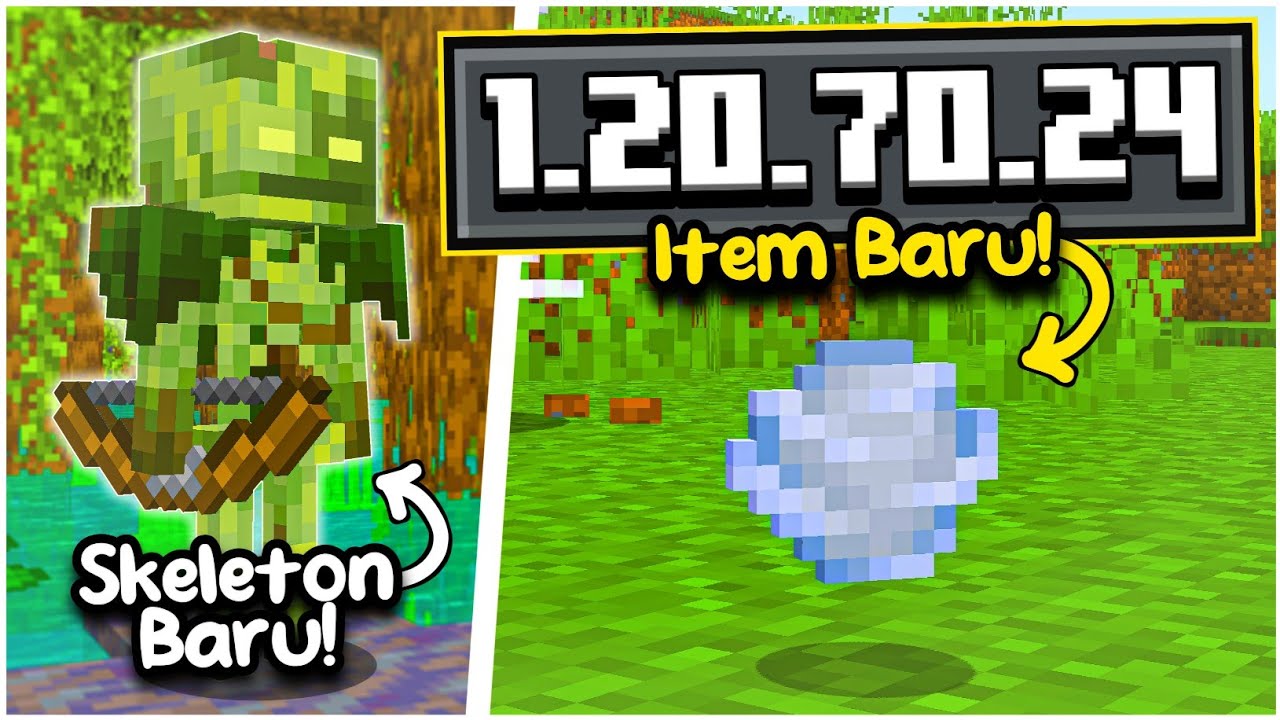 WHOAA... UPDATE ITEM BARU & SKELETON BARU DI MINECRAFT BETA/PREVIEW 1.20.70.24!
