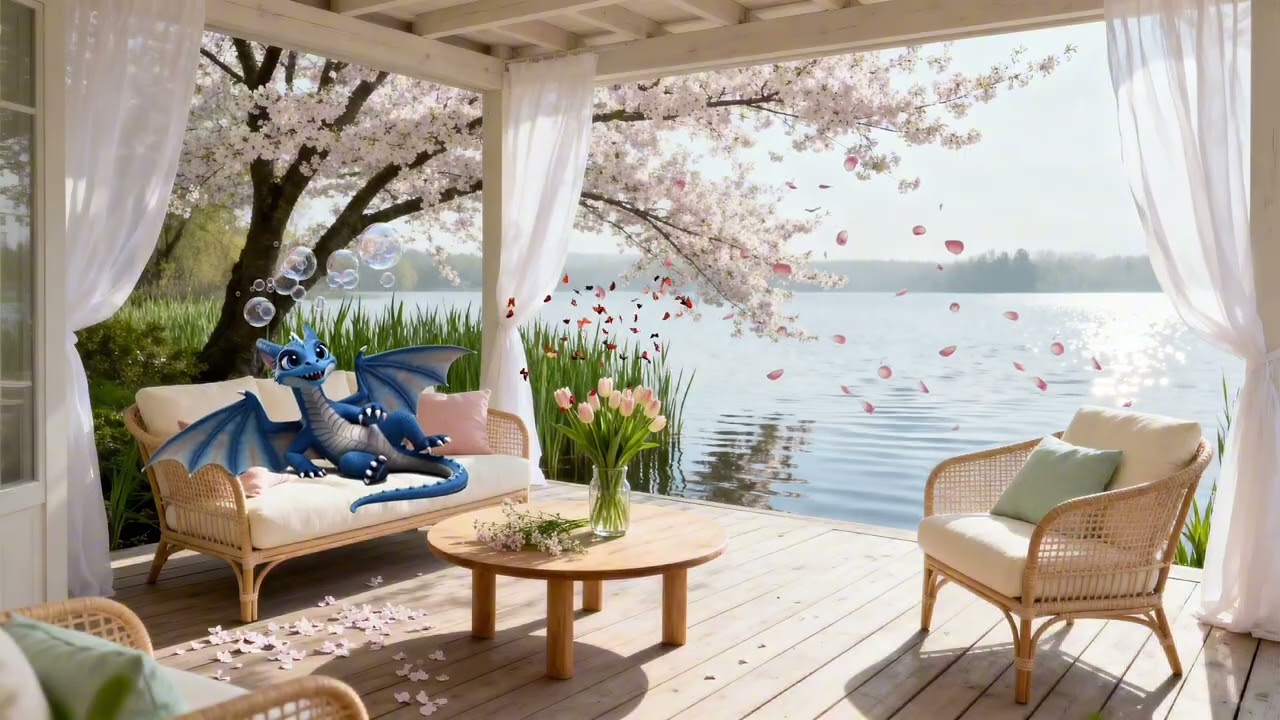 Peaceful March Morning on the Terrace 🌿 Fresh Spring Air for a Good Day