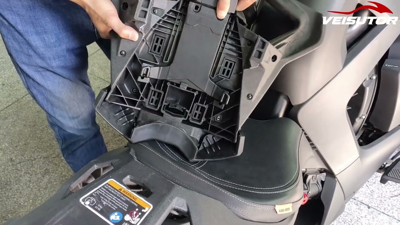 Installation of Foldable Passenger Backrest for Can-Am Ryker