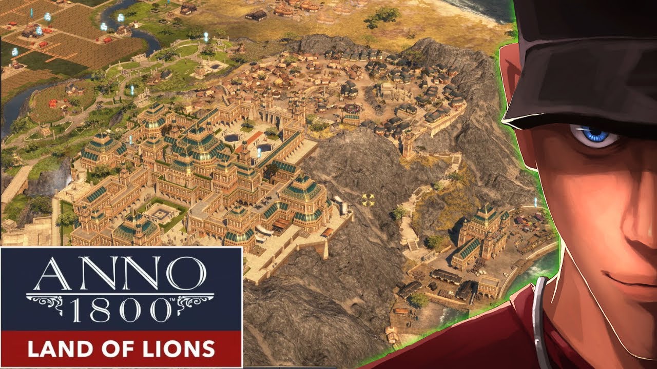 Anno 1800 The Land of Lions - Angereb Peaceful ending - Uniting Embesa | Let's play Anno 1800