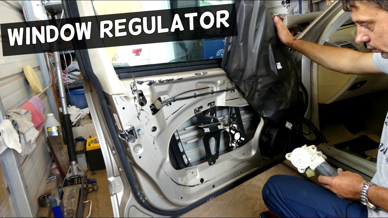 MERCEDES W211 WINDOW REGULATOR REPLACEMENT REMOVAL