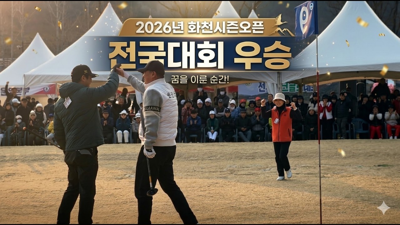 2026년 화전 시즌오픈 전국대회 결승전 ⛳⛳ #파크골프 #파크골프초보 #파크골프장타 #파크골프치는법