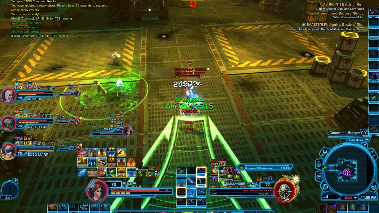 SWTOR Battle for Rishi Master mode Commander  Mokan tank pov