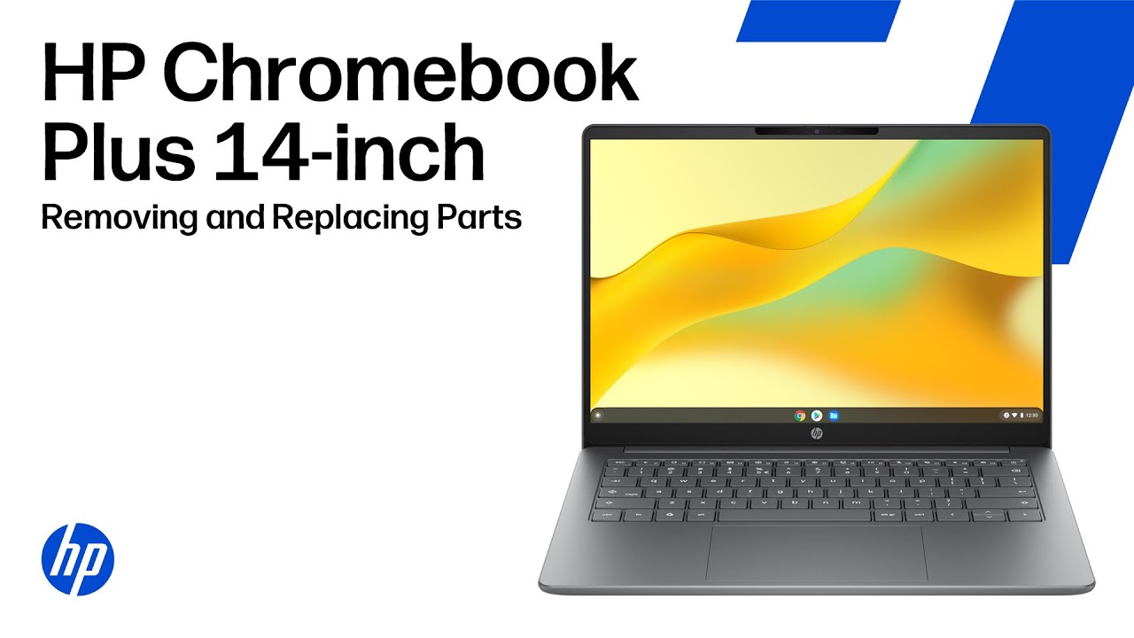 Removing & replacing parts | HP Chromebook Plus 14 inch | HP computer service