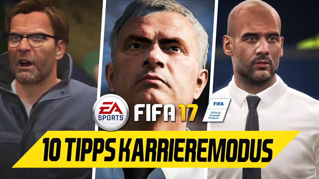 FIFA 17 KARRIEREMODUS 10 TIPPS & TRICKS mit FIFA GERMANY! FIFA 17 KARRIERE DEUTSCH PMTV
