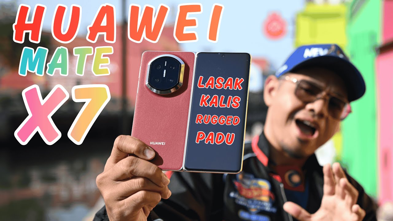 Di Lenyek Foldable Ni Dengan Kereta… Dan Dia Masih Hidup 😳 | HUAWEI Mate X7