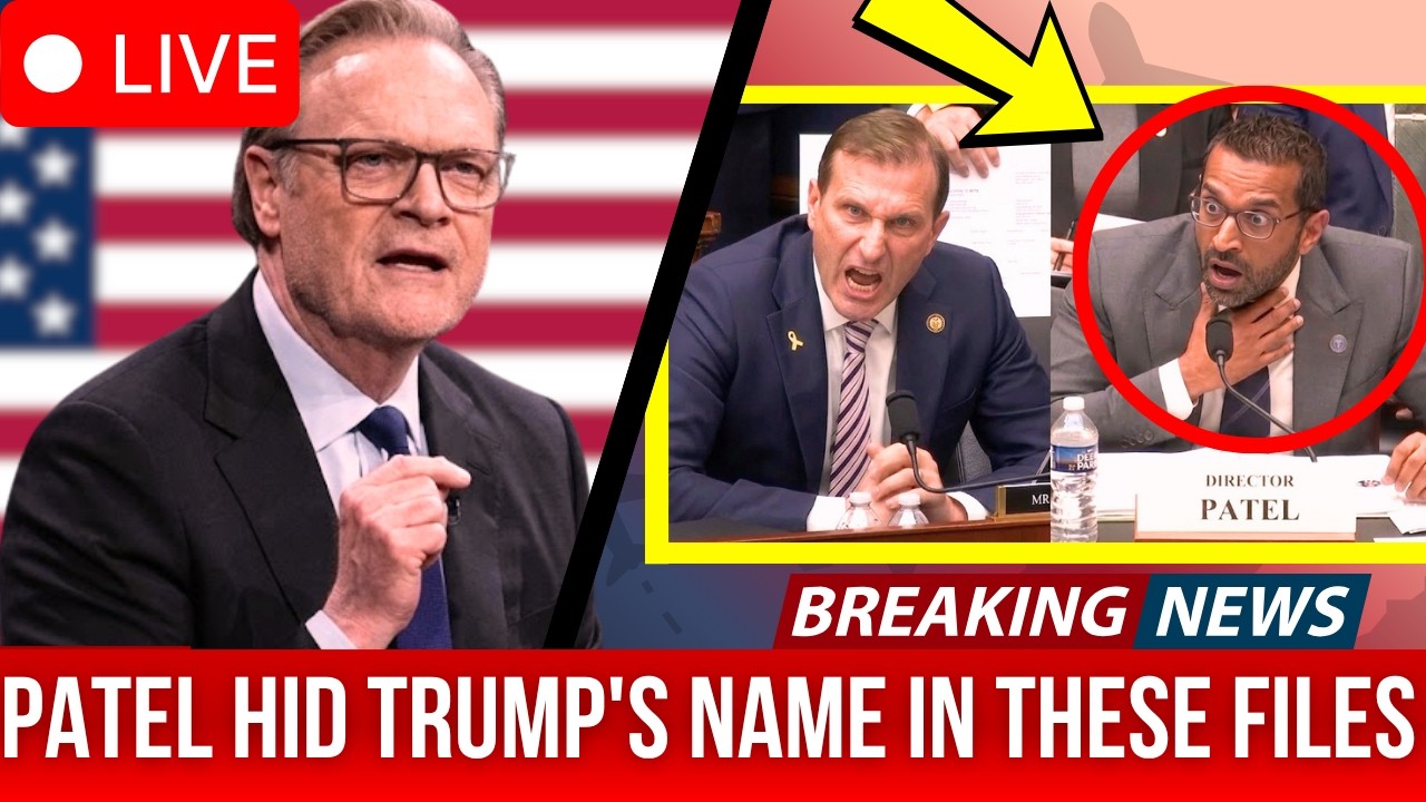 Goldman CONFRONTS Patel Over Trump's Name In Epstein Files &mdash; Goldman Has The Proof