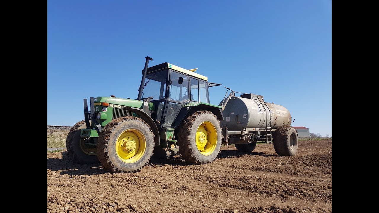 Gülle fahren mit John Deere 2140 und BSA PTW 7