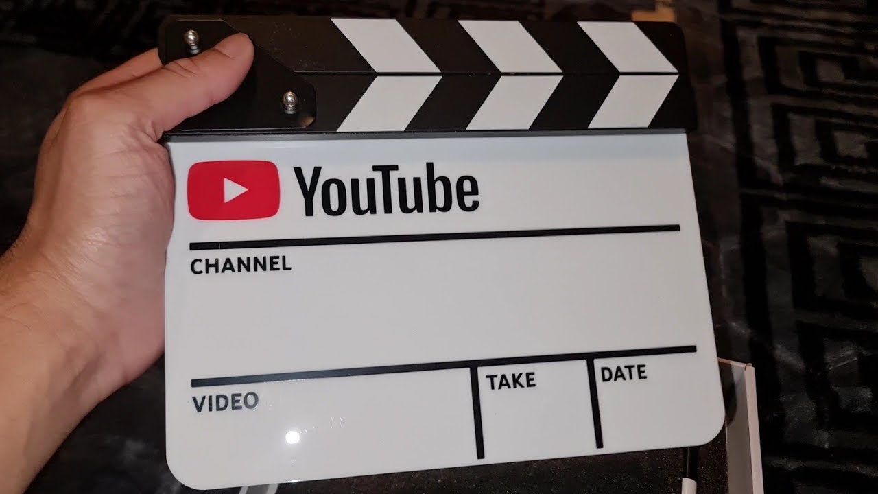YouTube Clapperboard Unboxing @YouTubeCreators #YouTubePartnerPerks