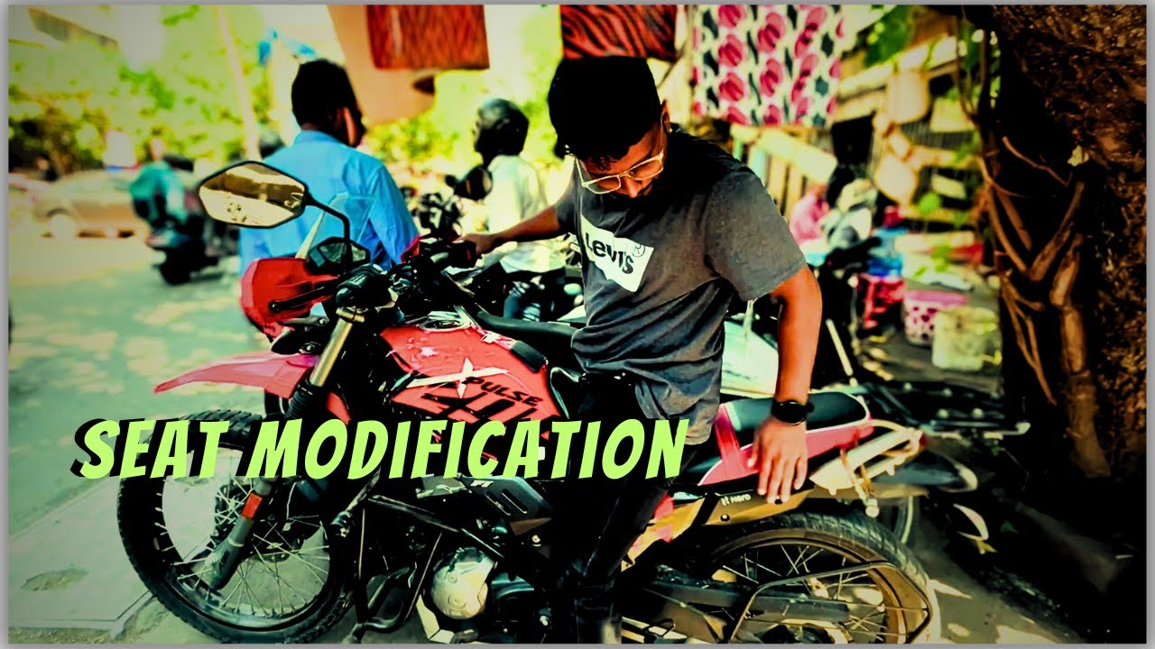 Further reduce seat height for short riders | #xpulse2004v seat modification #gavvlogs #motovlog