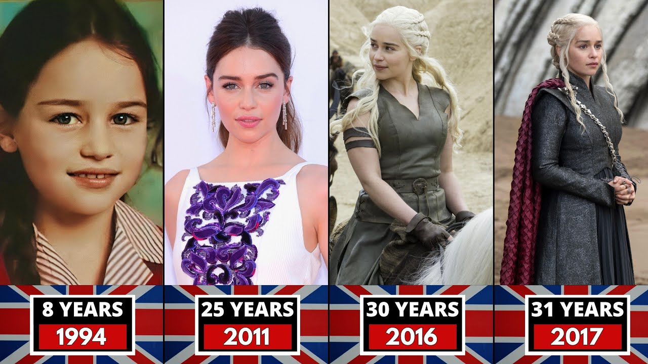 Emilia Clarke (Daenerys Targaryen) From 1986 To 2023