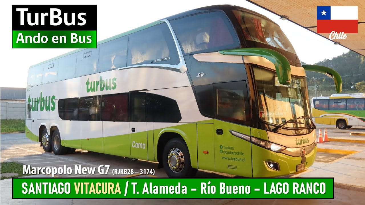 TURBUS 3174, Сантьяго-Лаго-Ранко, путешествие на автобусе Marcopolo New G7 Scania RJKB28