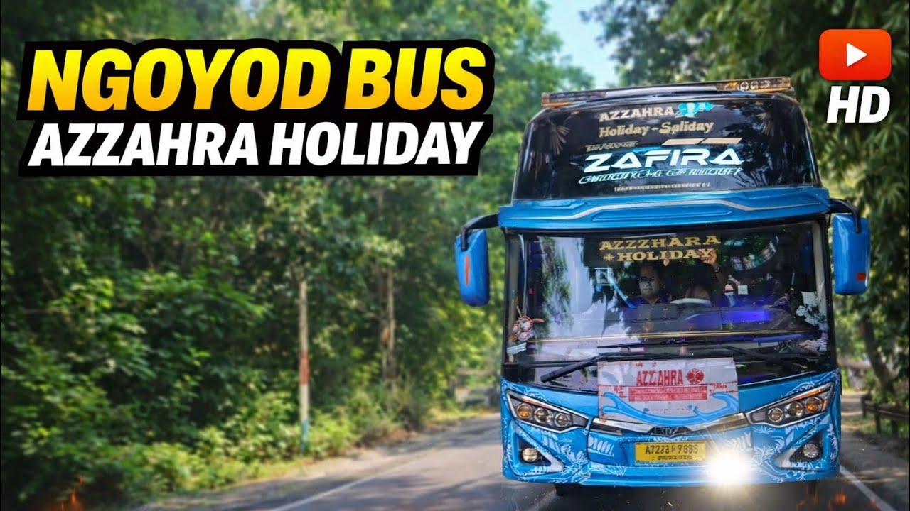Full Basuri Sepanjang Jalan Bus Artis Azzahra Holiday Zafira