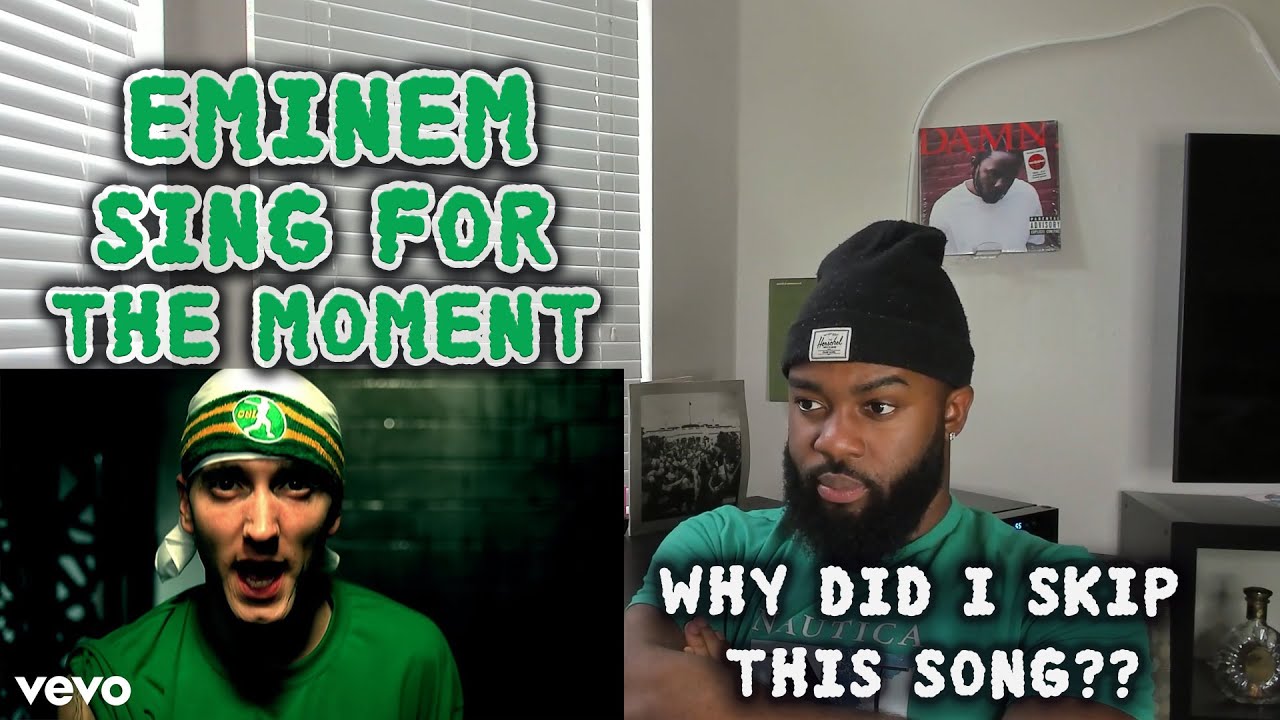 HAVE I BEEN SLEEPING ON THIS? First Time Listening To Eminem - Sing For The Moment || Reaction