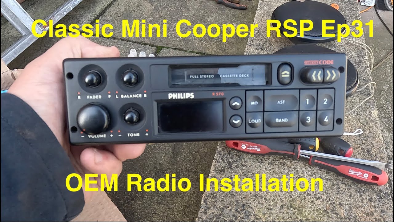 Реставрация классического Mini Cooper RSP, эпизод 31, радио.