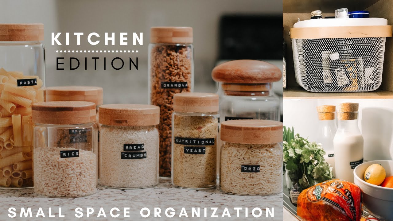 SMALL PANTRY & FRIDGE ORGANIZATION | Simple & Affordable