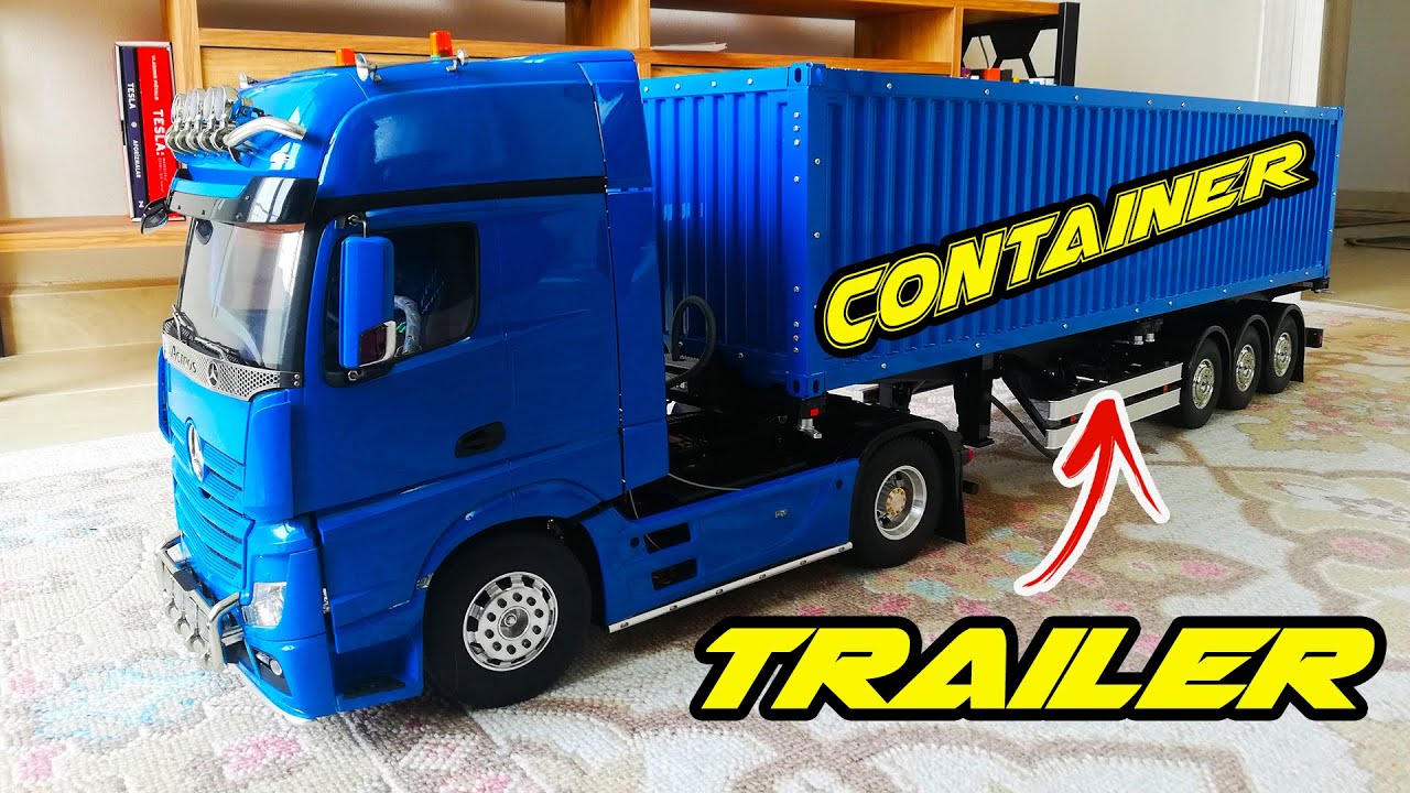 Uzaktan Kumandalı Tır Dorsesi Yapımı| Tamiya Container Trailer Full Build | Part 3
