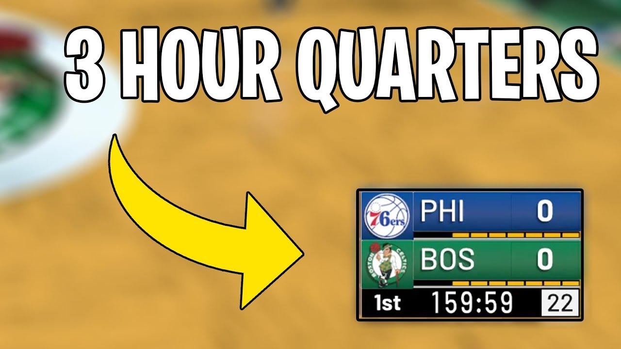 I Made Quarters 3 Hours In NBA 2K19...
