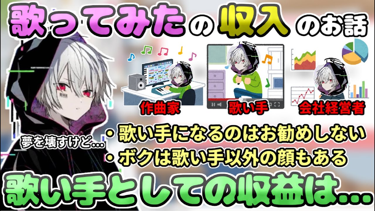 【まふまふ切り抜き】歌い手は稼げない？歌ってみたの収入のお話をするまふまふさん【文字起こし】