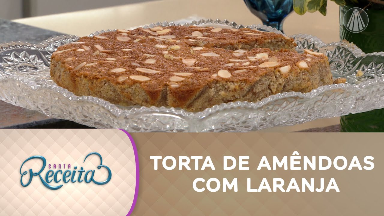 Torta de Amêndoas com Laranja para a sobremesa de final de ano!