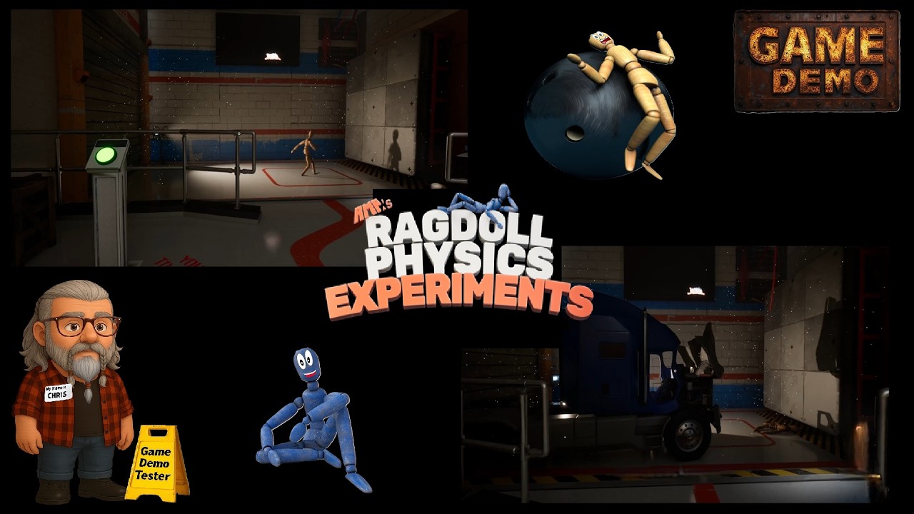 Ragdoll Physics Experiements - Demo - Doing the wrong thing and Feeling so Right!