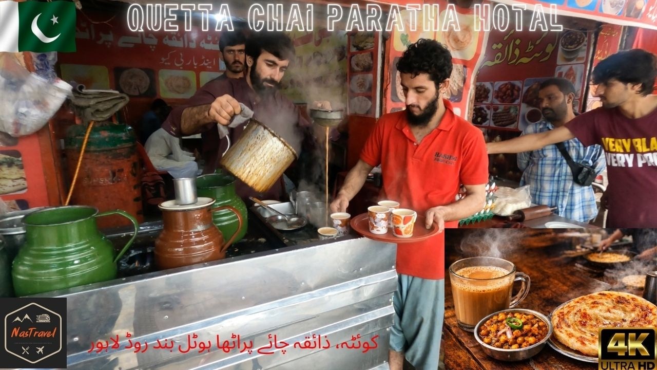 Best Chai Paratha hotel in Lahore | Crispy Paratha & Doodh Patti | Street Food Pakistan