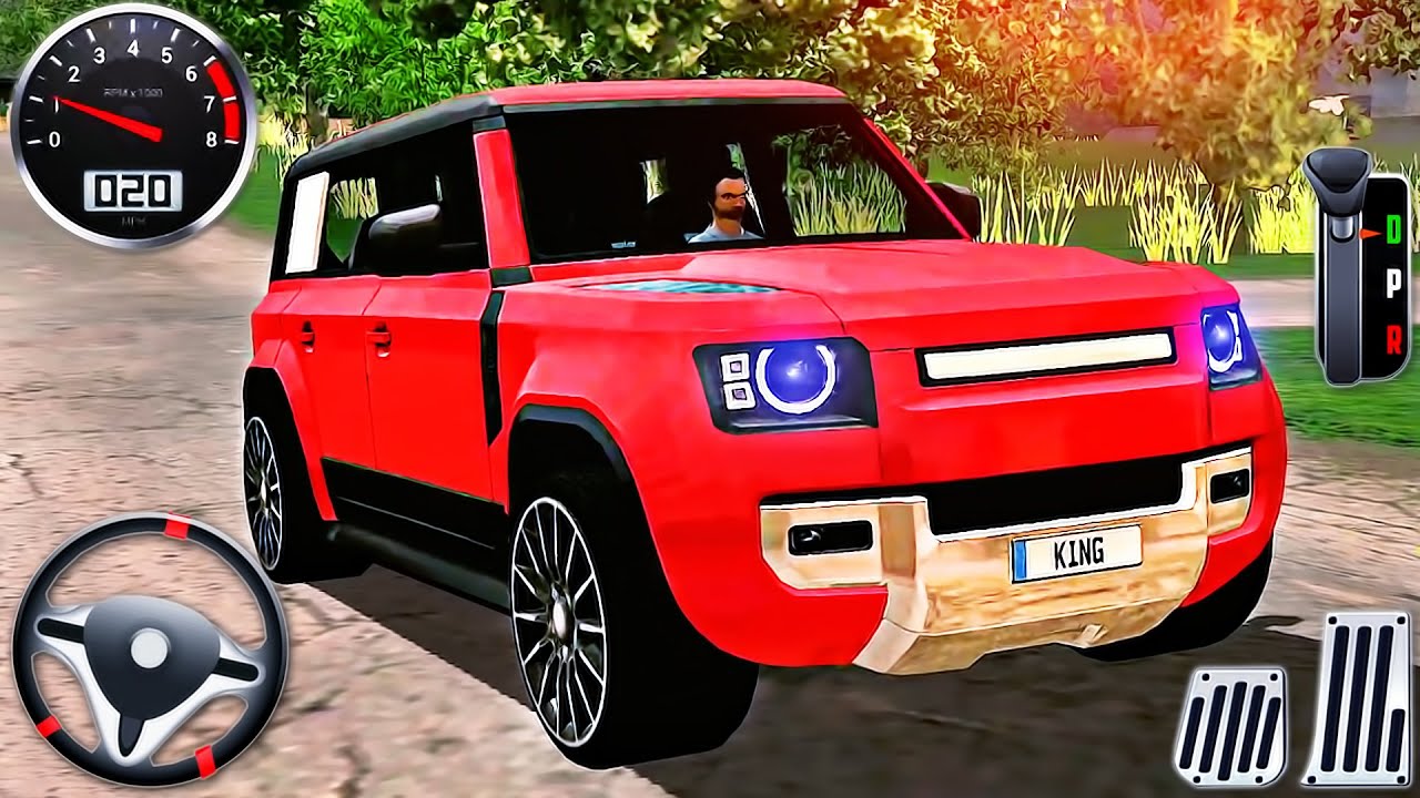 Driving School Sim #25 - Car Land Rover Defender Offroad and City Driver Ride 3D - Android GamePlay