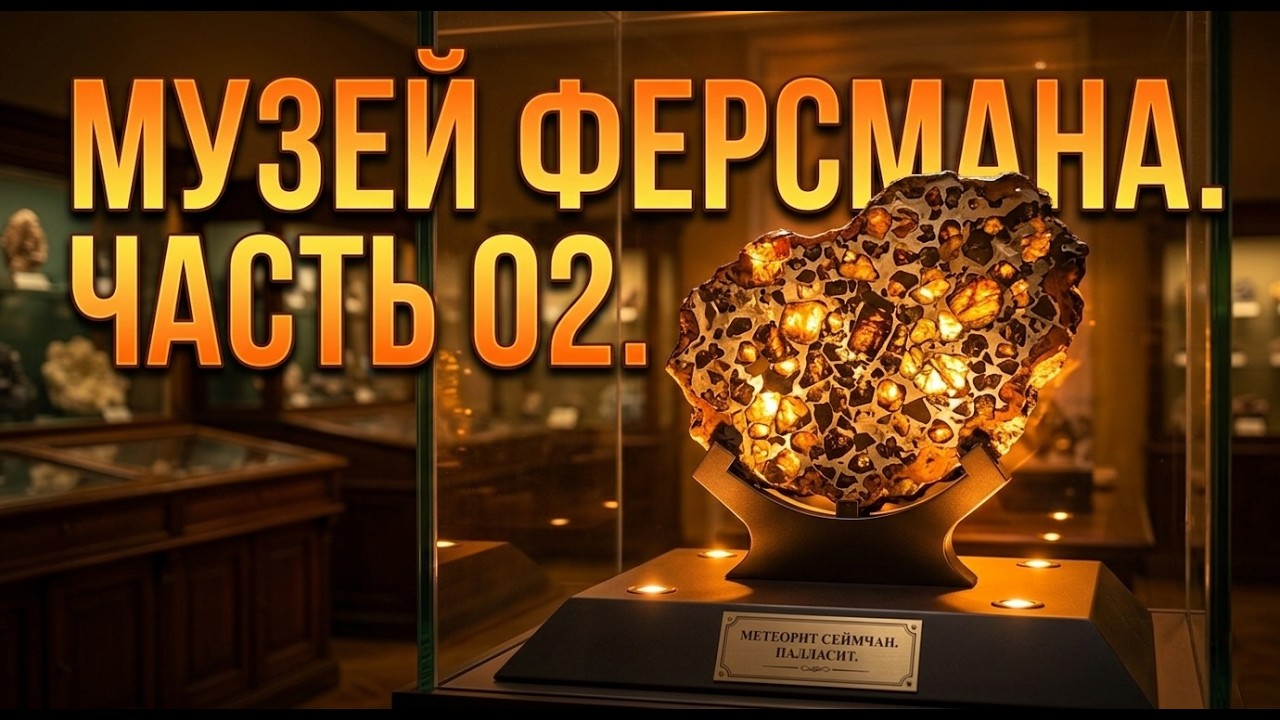 Музей минералогии им. Ферсмана: Драгоценные камни, секреты синтетики и метеориты. Часть 2.